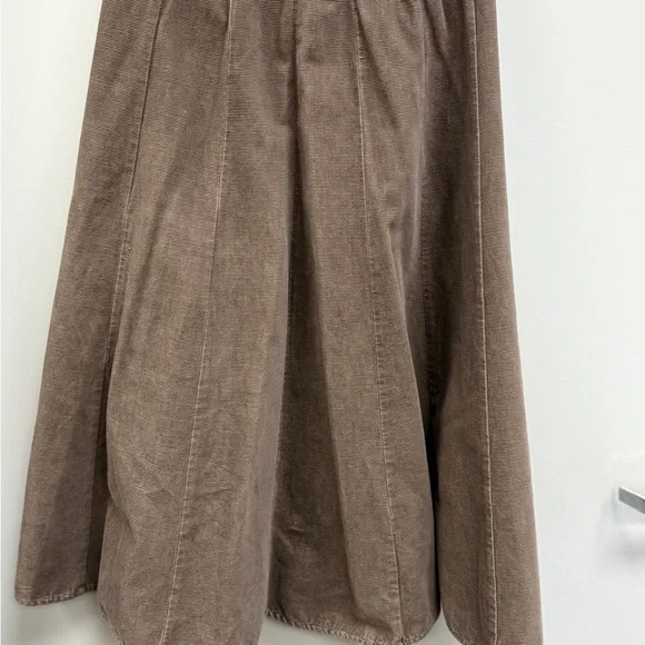 J. Jill Taupe Corduroy Skirt XSPsize - Picture 1 of 14